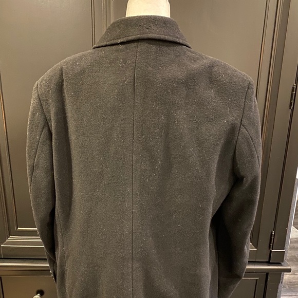 Mens Claiborne Wool Overcoat - Picture 2 of 3